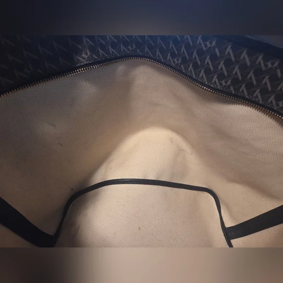 Black and Brown Tory Burch Tote Bag with Pouch - Picture 14 of 16